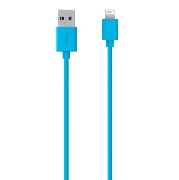 Кабель Smartbuy USB - micro USB, цветные, длина 1 м, голубой (iK-12c blue)/250 от компании Медиамир - фото 1