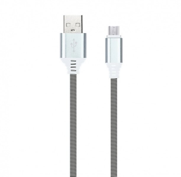 Кабель Smartbuy USB - micro USB, нейлон. оплетка Socks, 1 м., от компании Медиамир - фото 1