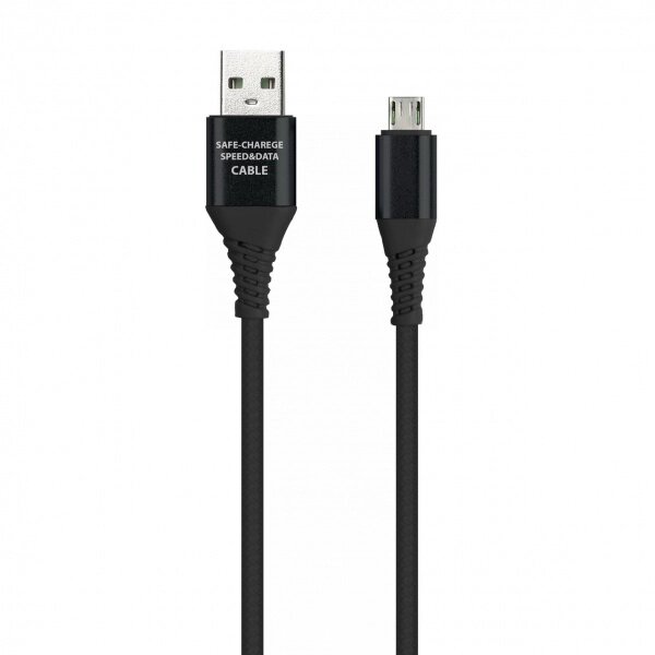 Кабель Smartbuy USB - micro USB, резиновая оплетка Gear, 1 м., от компании Медиамир - фото 1