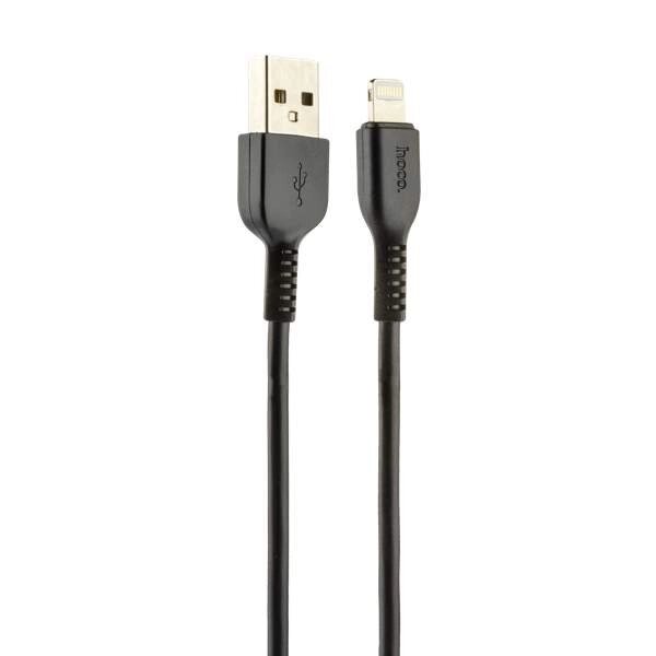 Кабель USB-Lightning HOCO X20 FLASH 2.0A TPE 1м Black мс от компании Медиамир - фото 1