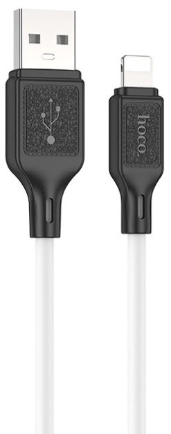 Кабель USB-Lightning HOCO X90 2,4A силикон 1м White от компании Медиамир - фото 1