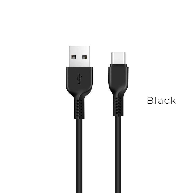 Кабель USB-TypeC Hoco X13 Easy  2,0A, TPE  1 м, Black пс от компании Медиамир - фото 1