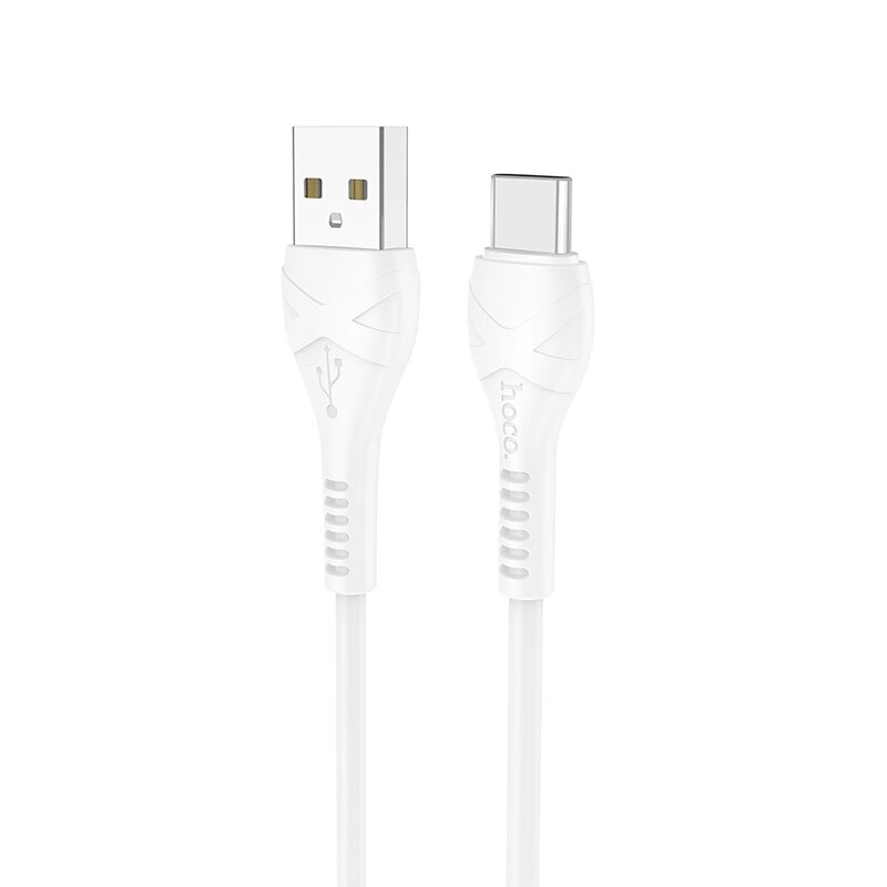 Кабель USB-TypeC Hoco X37 Cool 3.0A TPE 0.5м  White от компании Медиамир - фото 1