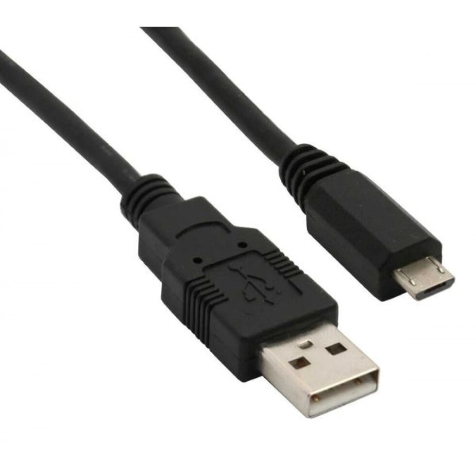 Кабель VS USB2.0 A вилка - Micro USB вилка, 1.0 мeters (U010) от компании Медиамир - фото 1