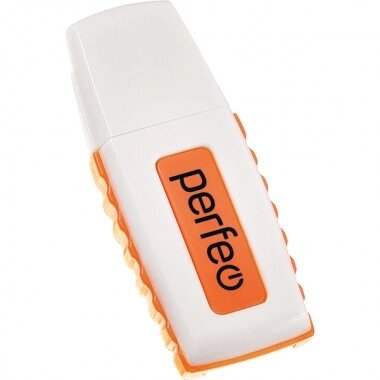 Картридер Perfeo Micro SD, (PF-VI-R006 Orange) оранжевый PF_E1461 от компании Медиамир - фото 1