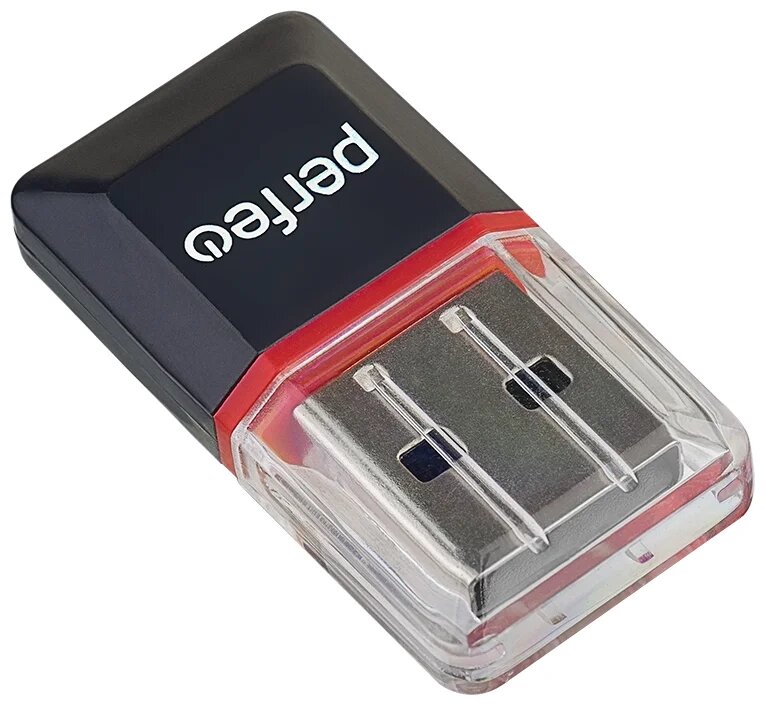 Картридер Perfeo Micro SD, (PF-VI-R008 Black) чёрный PF_5055 купить ...
