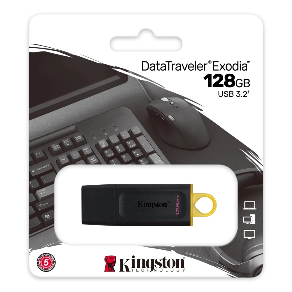 Kingston USB 3.2 Gen. 1 128GB Data Traveler Exodia от компании Медиамир - фото 1