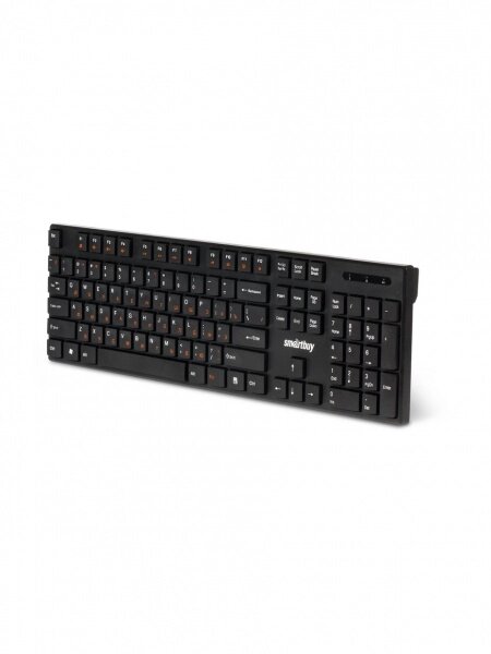 Клавиатура беспроводная мультимедийная Smartbuy 238 ONE черная (SBK-238AG-K)/20 ##от компании## Медиамир - ##фото## 1
