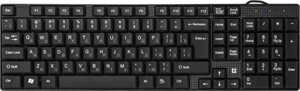 Клавиатура Defender Accent SB-720 RU, черный, компактная (45720)