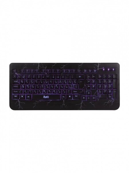 Клавиатура игровая Smartbuy мультимедийная 715 RUSH USB, черная с подсветкой (SBK-715G-K)/20 ##от компании## Медиамир - ##фото## 1