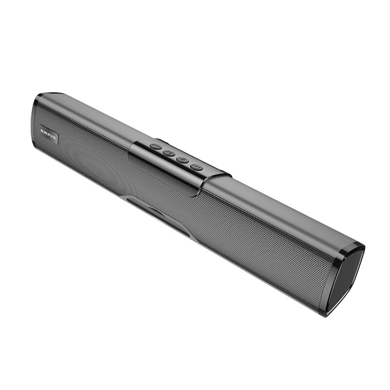 Колонка портативная Borofone BP11 5W*2 1200mAh Bluetooth, FM, TF-карта, U-диск, AUX, TWS Grey от компании Медиамир - фото 1