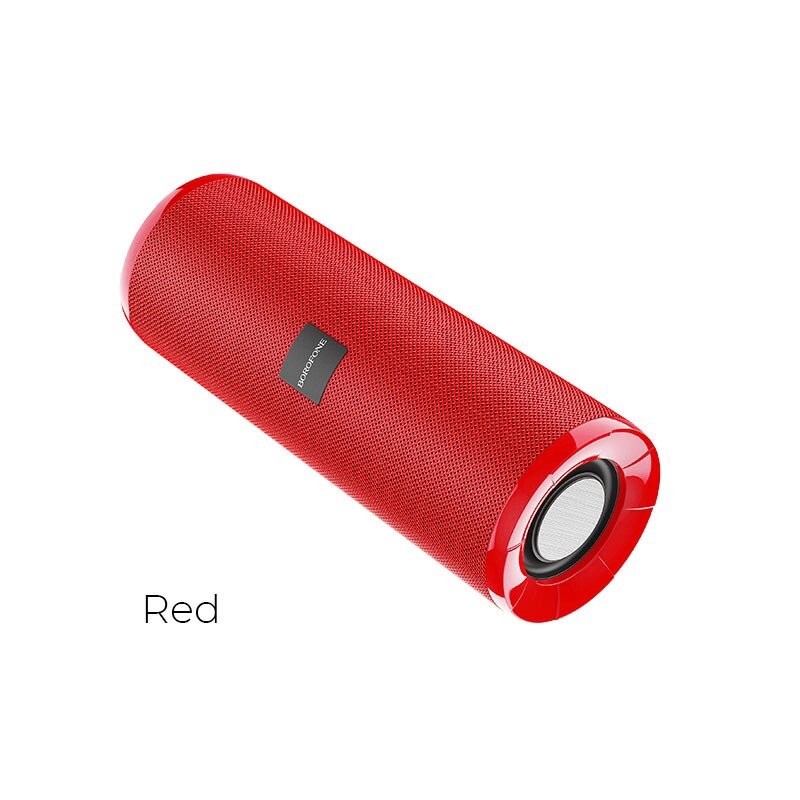 Колонка портативная Borofone BR1 Bluetooth 5.0 2*5W 1200mAh Red от компании Медиамир - фото 1
