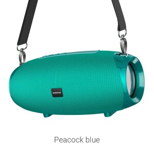 Колонка портативная Borofone BR12 Amplio sports ,2*5Вт, Bluetooth, MP3, бирюзовый Peacock blue