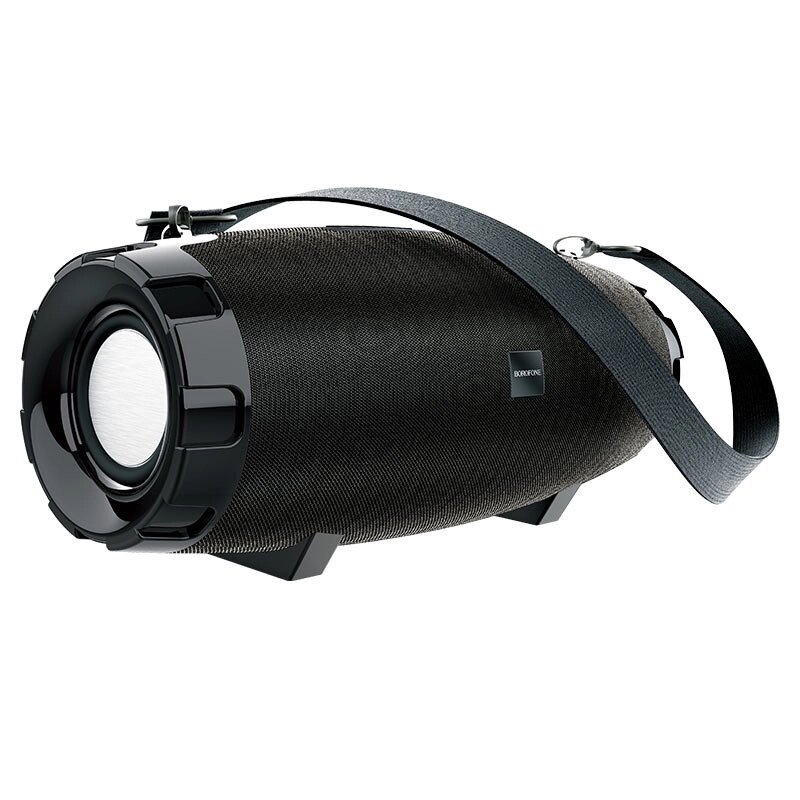 Колонка портативная Borofone BR14 Coolant sports 2*8W 2400mAh Влагозащита AUX, micro SD, FM  Black сд от компании Медиамир - фото 1