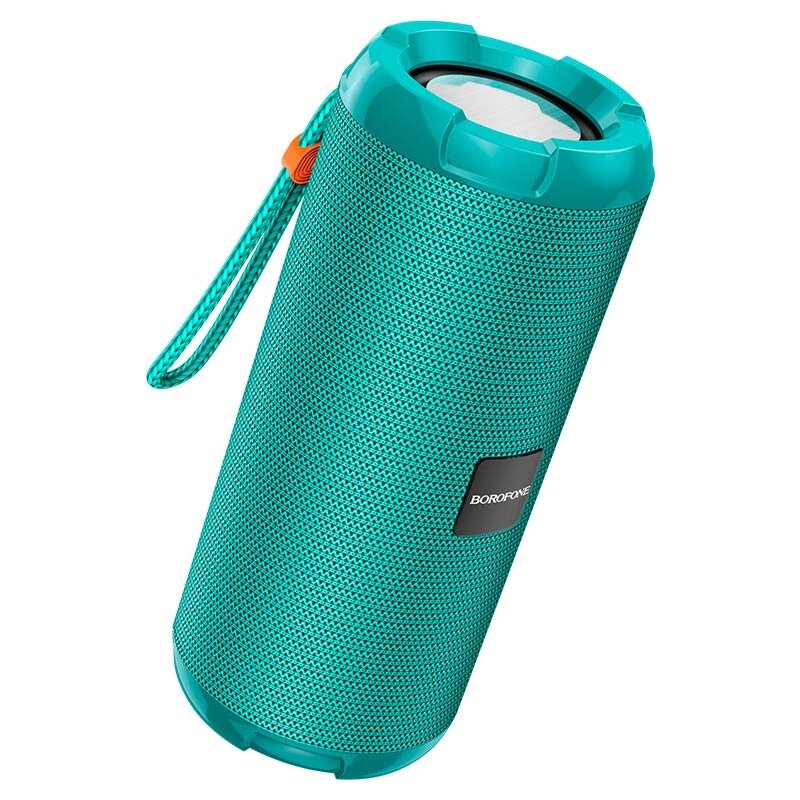 Колонка портативная Borofone BR15 Smart sports,  2*5W, 1200mAh, microSD/AUX,  Peacock blue от компании Медиамир - фото 1