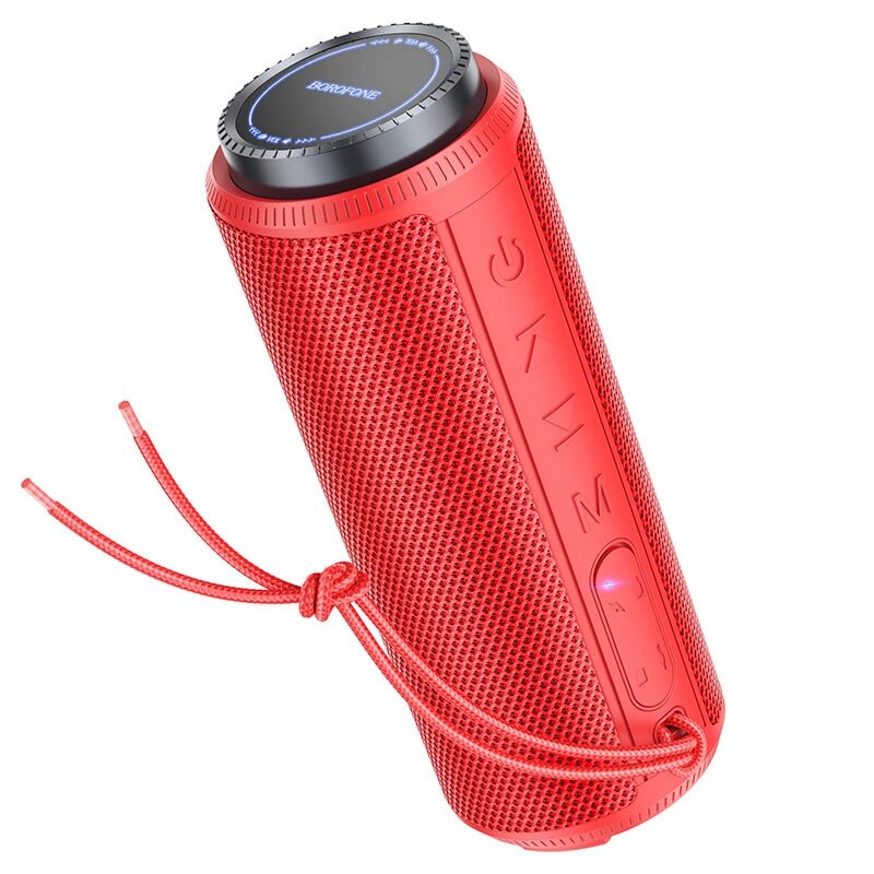 Колонка портативная Borofone BR22 2*5W 1200mAh BT/FM/TF/USB/AUX/TWS Red от компании Медиамир - фото 1