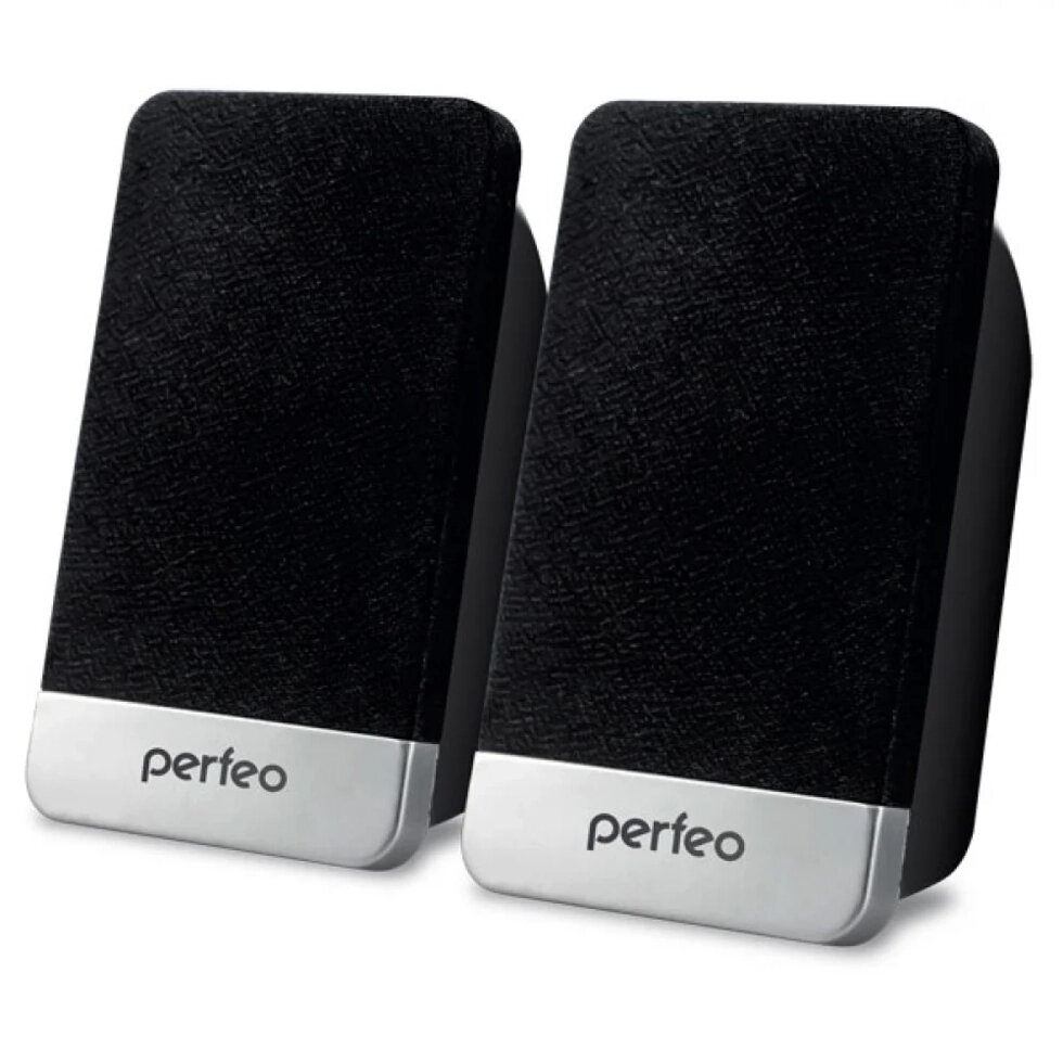 Колонки Perfeo "MONITOR" 2.0, мощность 2х3 Вт (RMS), чёрн, USB (PF-2079) PF_4830 от компании Медиамир - фото 1