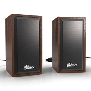 Колонки RITMIX 2.0 SP-2052w Cherry, 6Вт, USB от компании Медиамир - фото 1