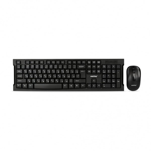 Комплект беспроводный клавиатура+мышь Smartbuy 116377AG ONE черный (SBC-116377AG-K) /20 от компании Медиамир - фото 1