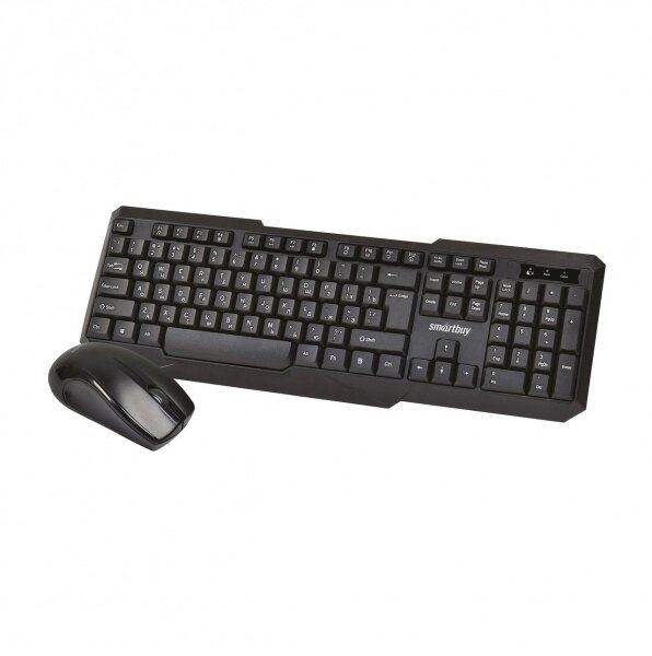 Комплект беспроводный клавиатура+мышь Smartbuy 230346 ONE черный (SBC-230346AG-K) /20 от компании Медиамир - фото 1