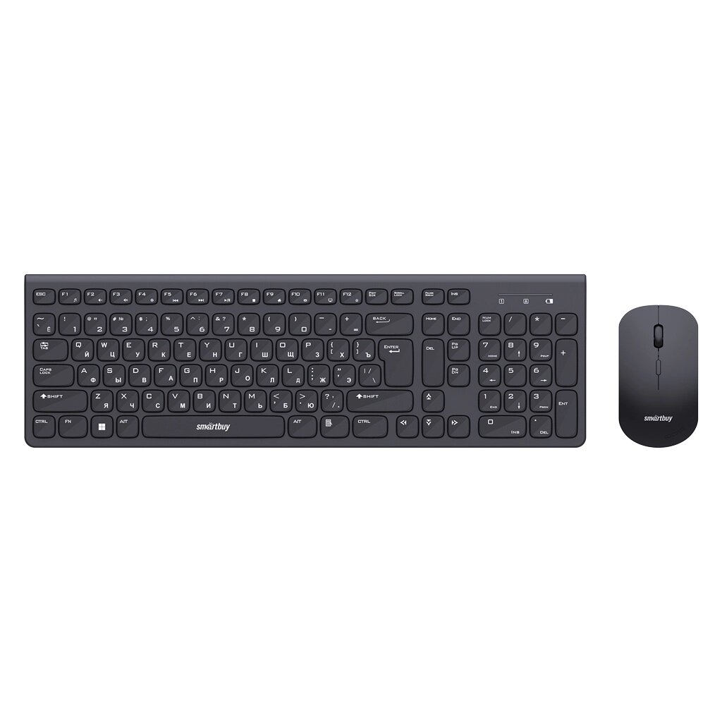 Комплект беспроводный клавиатура+мышь Smartbuy 250288 ONE чёрный (SBC-250288AG-K)/20 от компании Медиамир - фото 1