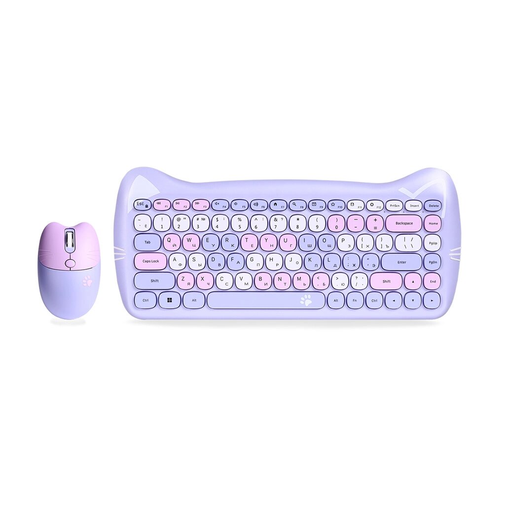 Комплект беспроводный клавиатура+мышь Smartbuy 668396 Kitty (SBC-668396AG-KT) /10 от компании Медиамир - фото 1