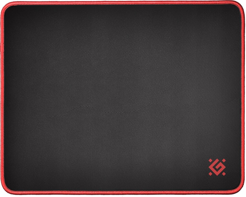 Коврик Defender Игровой Black M 360x270x3 мм, ткань+резина (50560) ##от компании## Медиамир - ##фото## 1