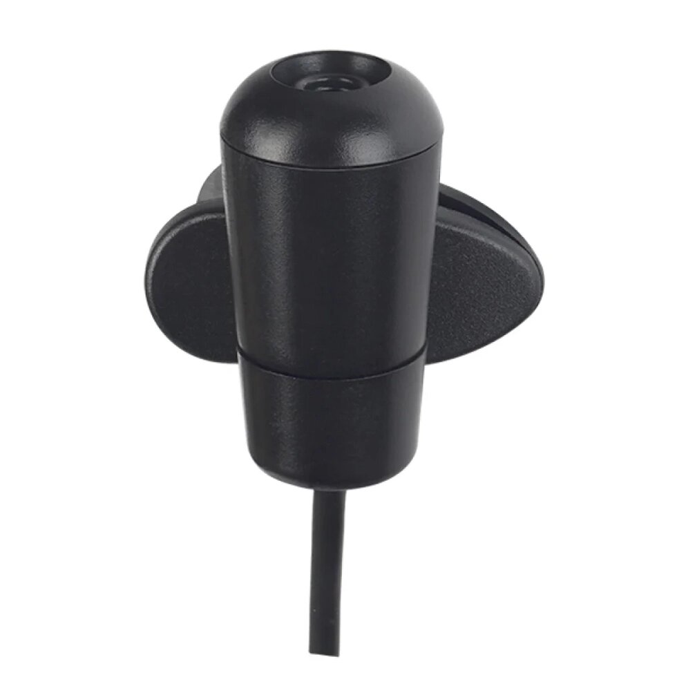 Микрофон-клипса Perfeo M-1 черный (кабель 1,8 м, разъем 3,5 мм.) PF_A4423 от компании Медиамир - фото 1