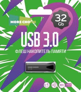 More Choice USB 3.0 32GB MF32m металл (Black)