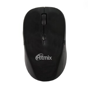 Мышь беспроводная RITMIX RMW-111 Black, 1000/1600/2000 dpi, 2*АА, блистер ##от компании## Медиамир - ##фото## 1