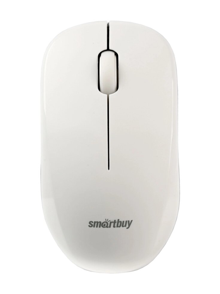 Мышь беспроводная SmartBuy 370 ONE бело-серая (SBM-370AG-WG)/60 ##от компании## Медиамир - ##фото## 1
