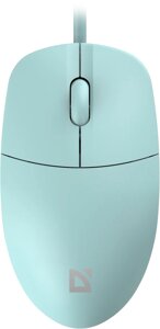 Мышь Defender Azora MB-241 голубой,3D,1200dpi,1,8м радужнаяподсветка (52243)