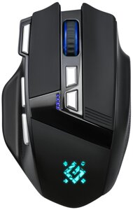 Мышь DEFENDER игровая беспроводная Knight GM-885 черн,8кнопок,3200dpi,400мАч бесшумн коробка (52885)
