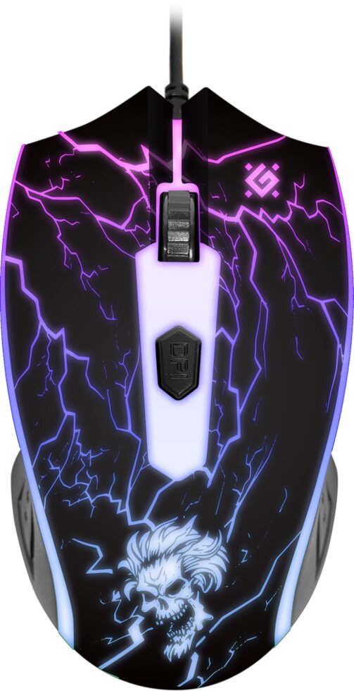 Мышь Defender игровая Thunderbolt GM-925 4 кнопки,1200-7200dpi , Переливающаяся подсветка (52925) ##от компании## Медиамир - ##фото## 1