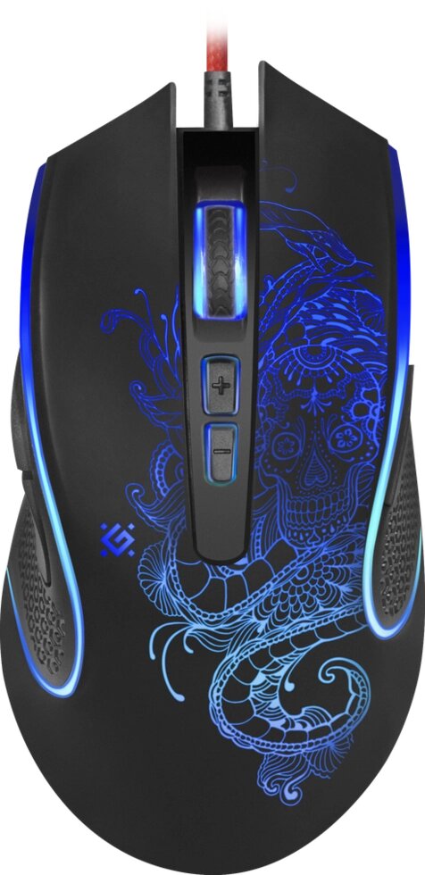 Мышь Defender игровая Venom GM-640L оптика,8кнопок,3200dpi, Переливающаяся подсветка (52640) от компании Медиамир - фото 1