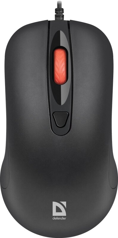 Мышь Defender Omega MB-522 черн, 4 кнопки,1000-1200dpi,1,8м тихая  коробка (52522) от компании Медиамир - фото 1