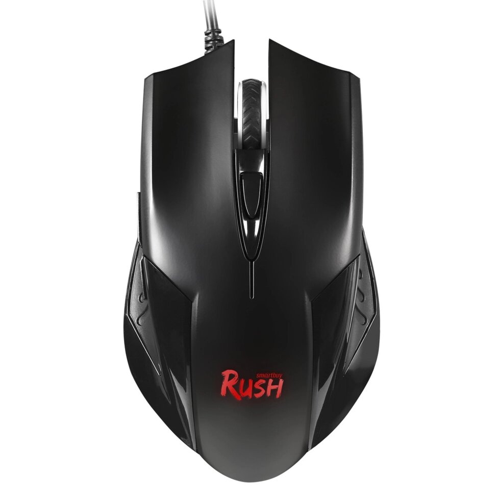 Мышь проводная игровая Smartbuy 726 RUSH USB черная с подсветкой ...