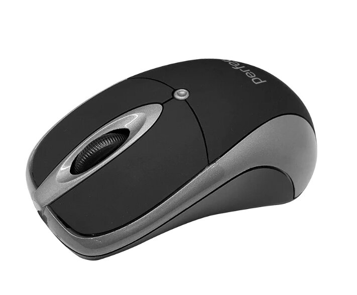 Мышь проводная Perfeo ORION, 3 кн, DPI 1000, USB, чёрн/серый PF_A4793 от компании Медиамир - фото 1