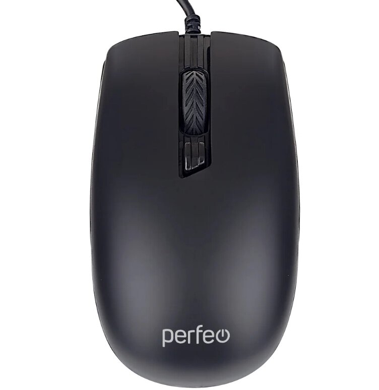 Мышь проводная Perfeo RAFT, 3 кн, DPI 1000, USB, чёрн. PF_B4897 от компании Медиамир - фото 1
