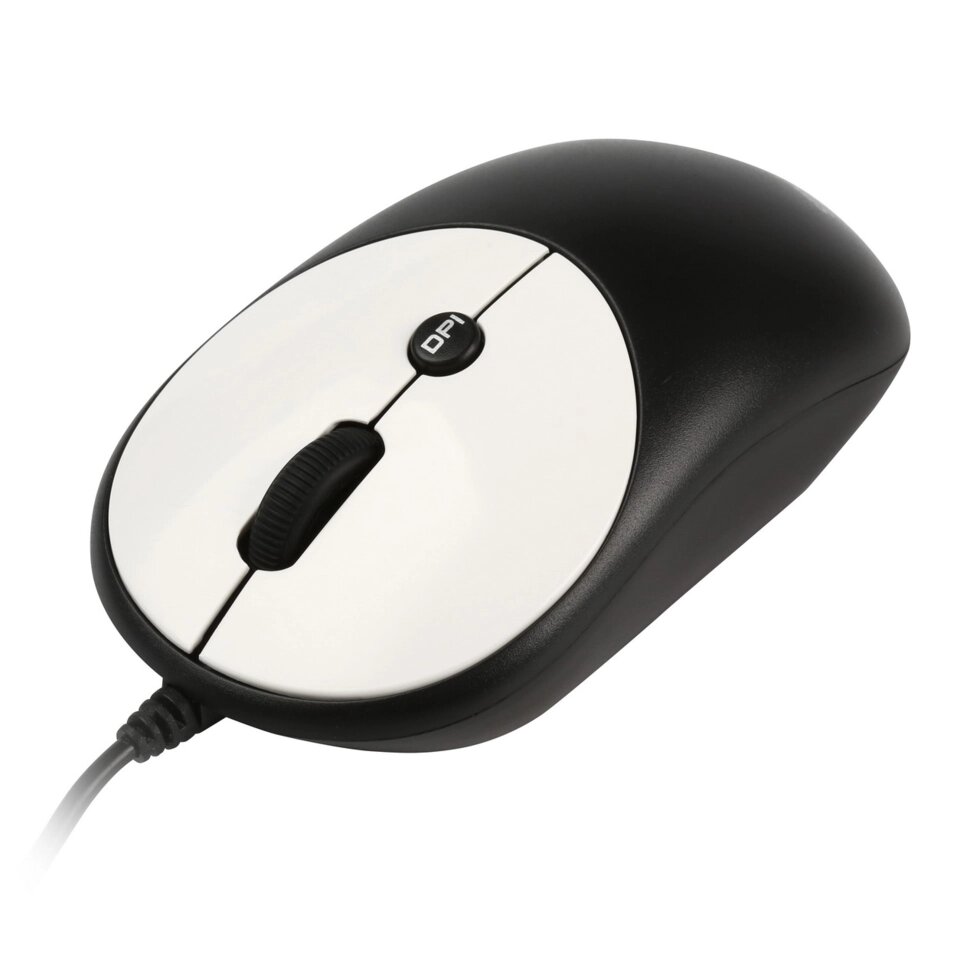 Мышь проводная Smartbuy 382 ONЕ USB черно-белая (SBM-382-W) /40 ##от компании## Медиамир - ##фото## 1