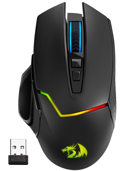 Мышь REDRAGON игровая беспроводная Mirage Pro RGB, 8000 DPI, акк 700 мА ...