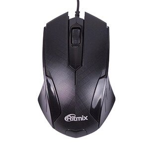 Мышь RITMIX ROM-303 Gaming, черная, 1000Dpi, блистер от компании Медиамир - фото 1
