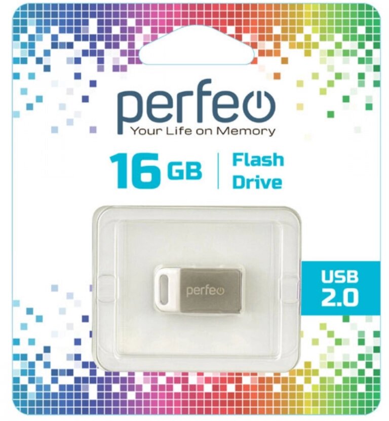 Perfeo USB 16GB M05 Metal Series от компании Медиамир - фото 1