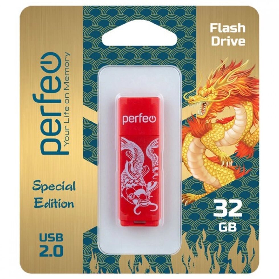 Perfeo USB 32GB C04 Red Koi Fish ##от компании## Медиамир - ##фото## 1