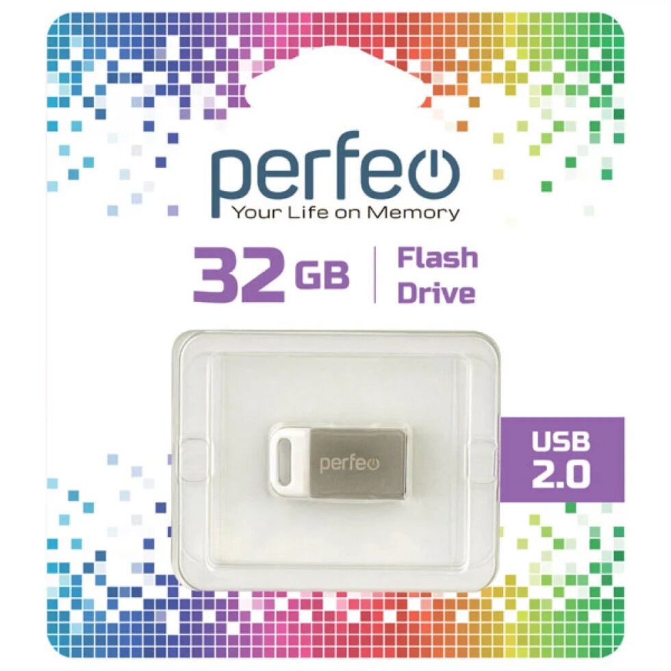 Perfeo USB 32GB M05 Metal Series от компании Медиамир - фото 1
