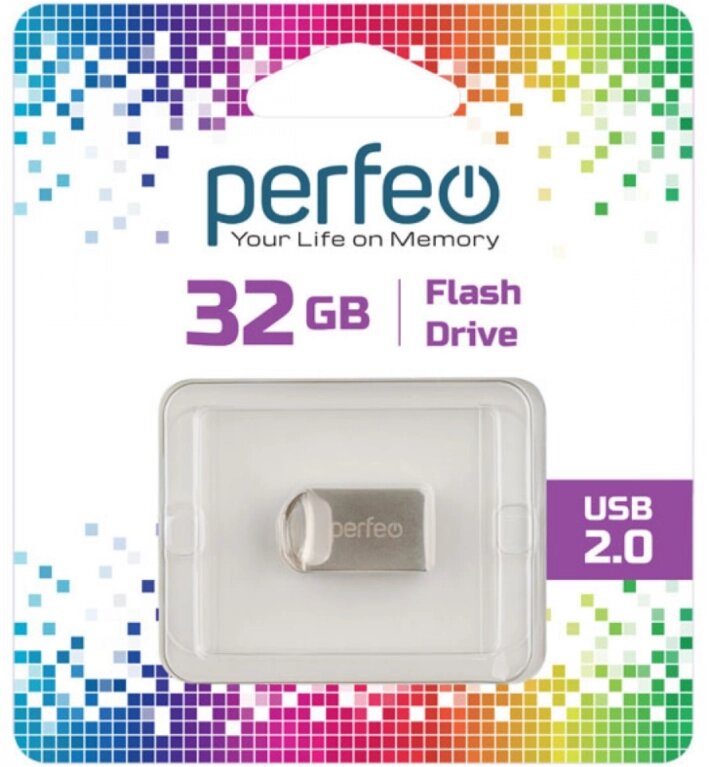 Perfeo USB 32GB M09 Metal Series от компании Медиамир - фото 1