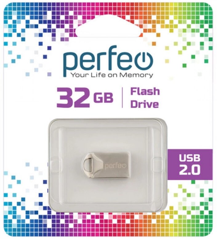 Perfeo USB 32GB M10 Metal Series от компании Медиамир - фото 1