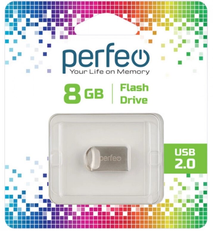 Perfeo USB 8GB M09 Metal Series ##от компании## Медиамир - ##фото## 1