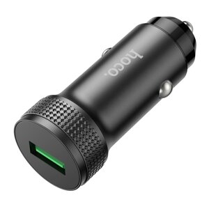 ЗУ Автомобильное HOCO Z49A 1USB 18W 3.0A QC3.0 быстрая зарядка Black м