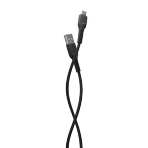 Кабель More choice USB - Type-C K16a 2.0A TPE 1м + держатель для кабеля (Black)